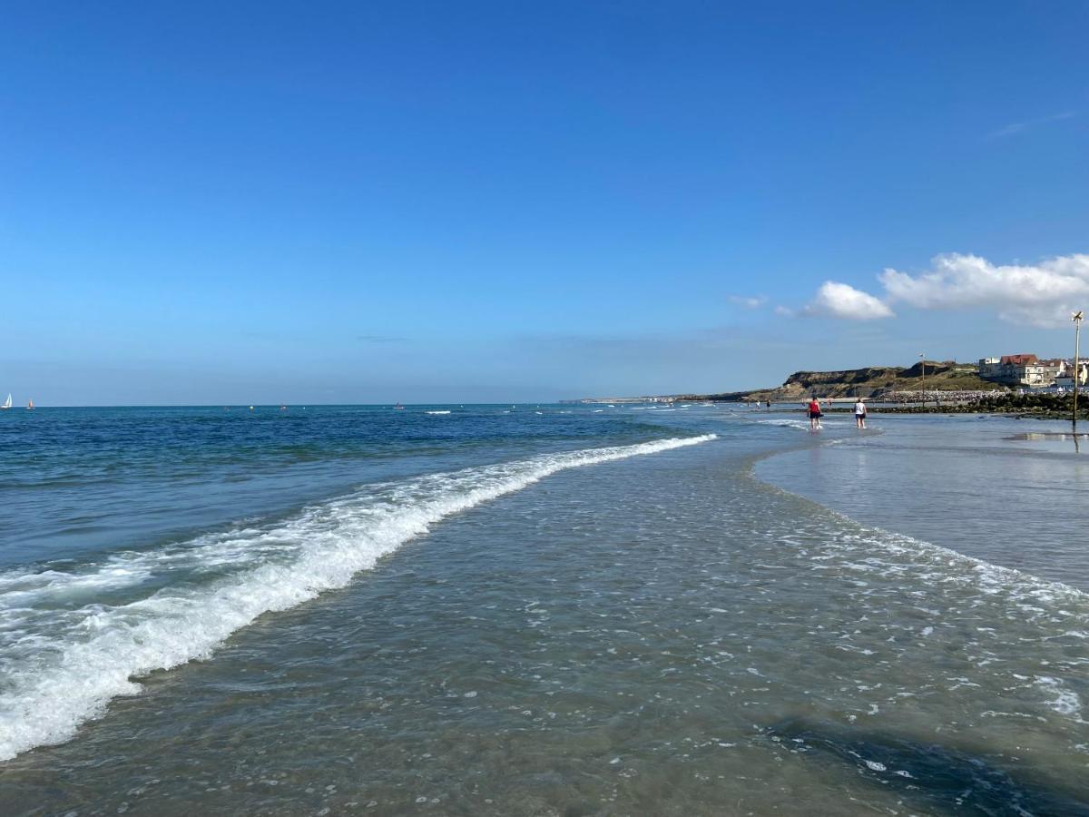 La Mer En Vue, Destination Naturelle Pour 2, Avec Wifi Et Parking Wimereux Esterno foto